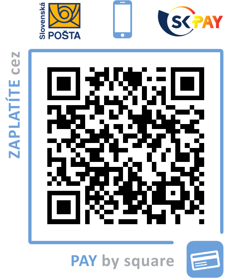 Pay by Square QR kód pre bankový prevod